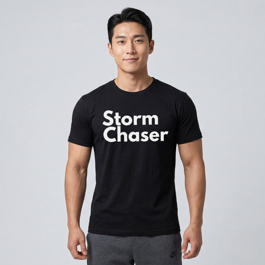 Storm Chaser black chaser T-shirt