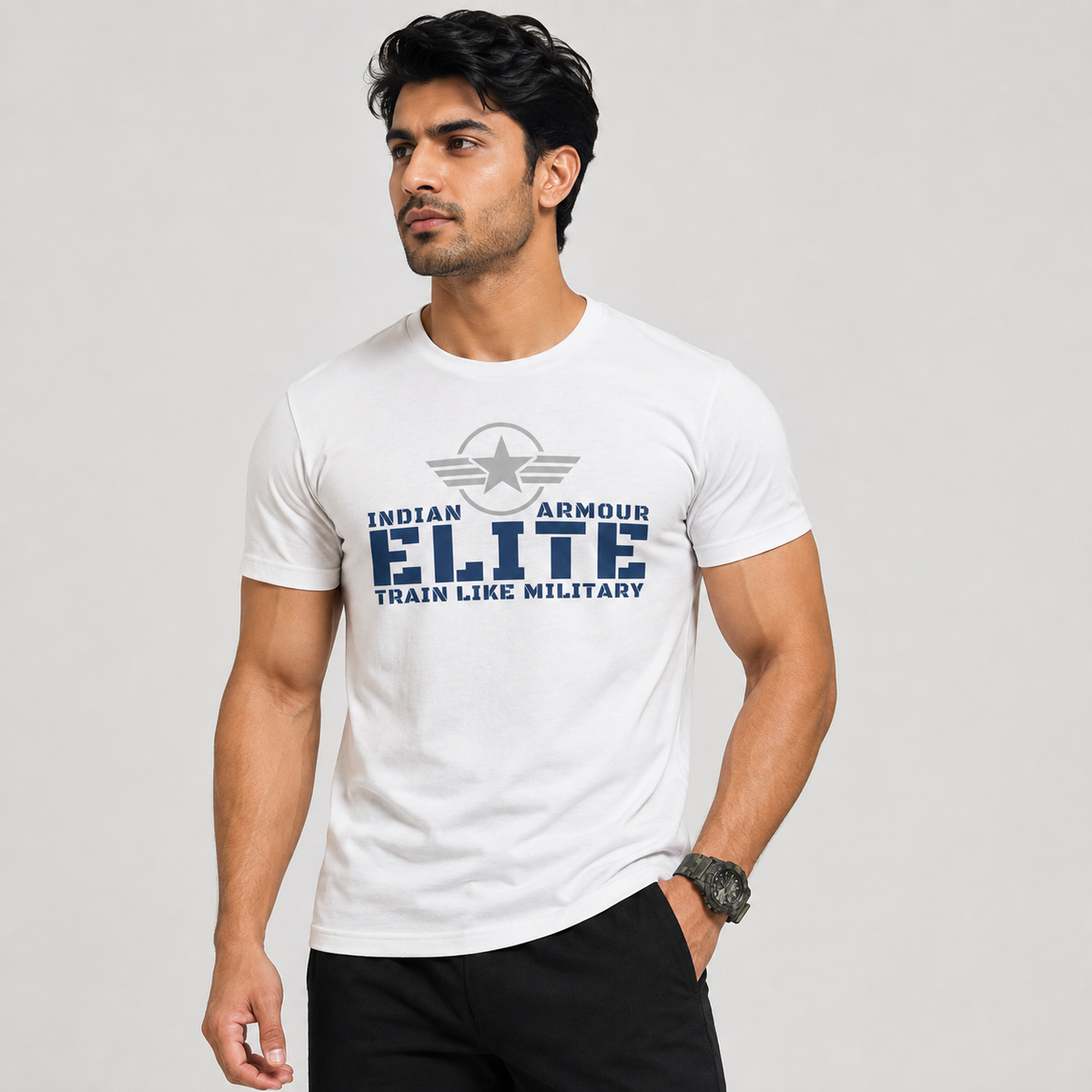Indian Armour Elite club regular fit t-shirt