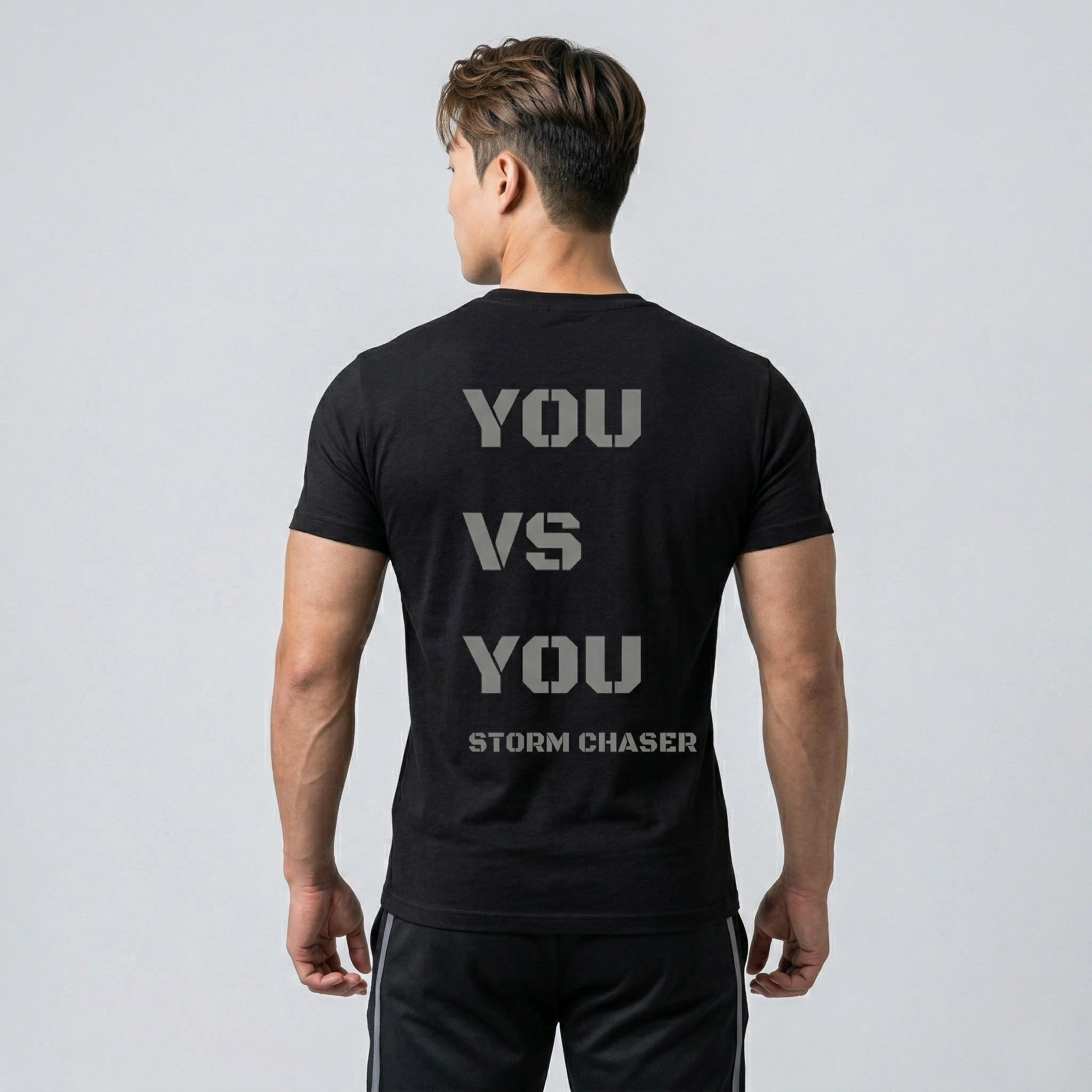 Storm Chaser you vs you training t-shirt
