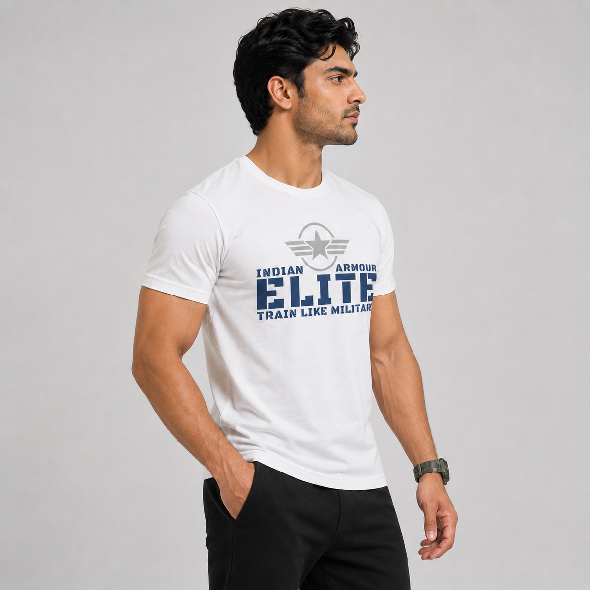 Indian Armour Elite club regular fit t-shirt