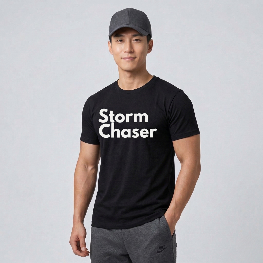 Storm Chaser black chaser T-shirt