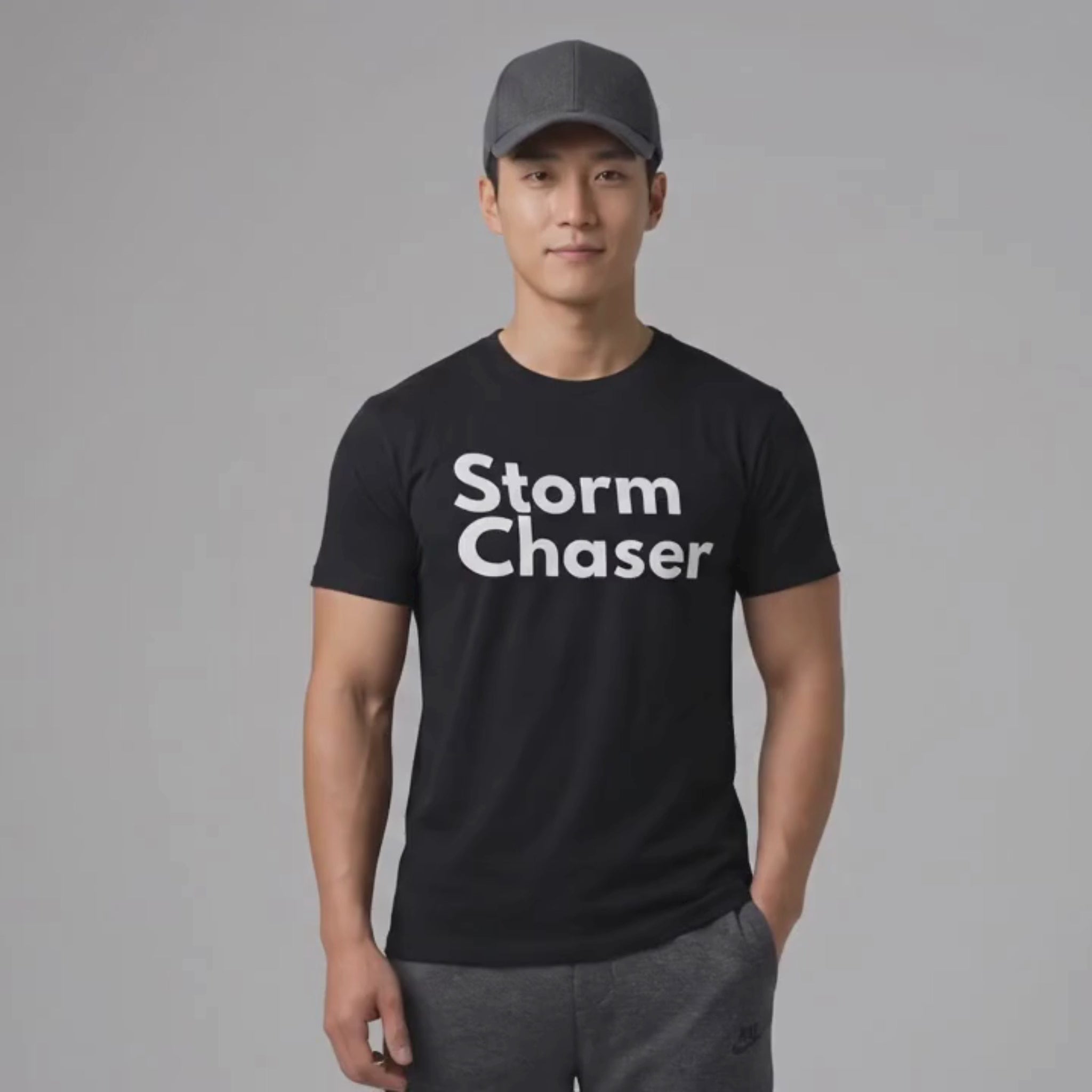 Storm Chaser black chaser T-shirt