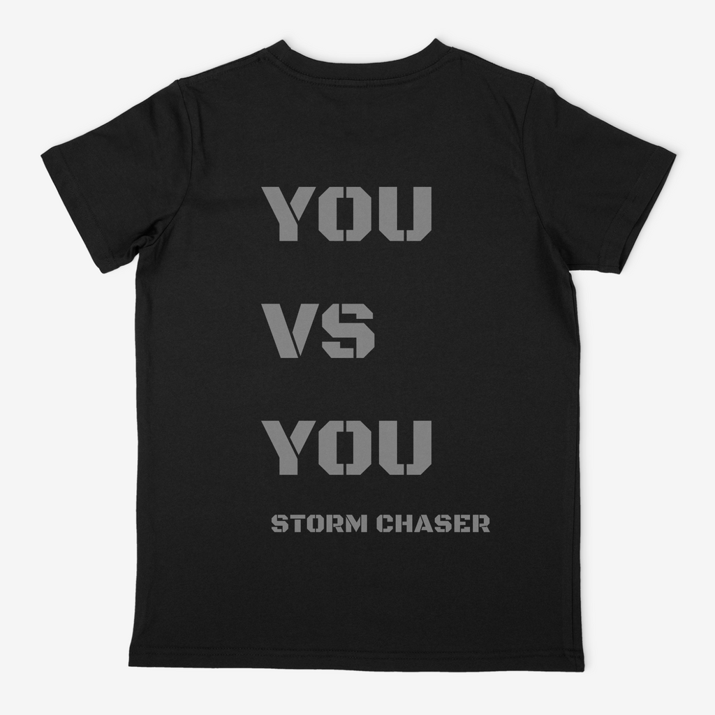 Storm Chaser you vs you training t-shirt